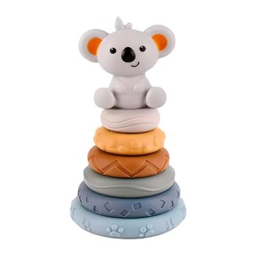 Imagem de Bloco de Montar Silicone Koala Life NT-15 – Brinquedo Educativo Sensorial Macio e Seguro para Bebês e Crianças, Estimula o Desenvolvimento Motor e a Criatividade Infantil