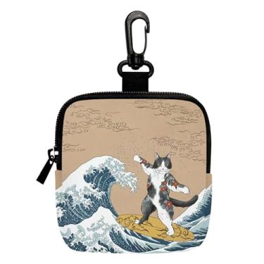 Imagem de Porta-chaves mini porta-moedas, bolsa multifuncional para chaves, moedas, fone de ouvido, batom, 1, LCS multicolorido 28735, Tendência