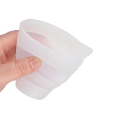 Imagem de Copo de mistura graduado, multiespecificações, resina epóxi, faça você mesmo, copo de medição de silicone dobrável portátil (100 ml)
