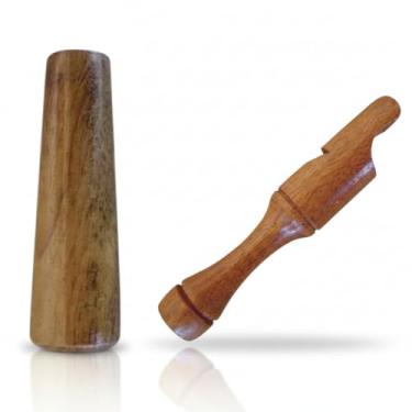 Imagem de Apito Inhambu Açu 09 + Apito De Madeira Profissional Capivara 34 Pio