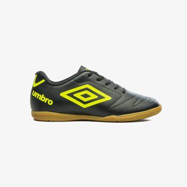 Imagem de Chuteira Futsal Umbro Class 2.2 Jr,Preto/Limao,26