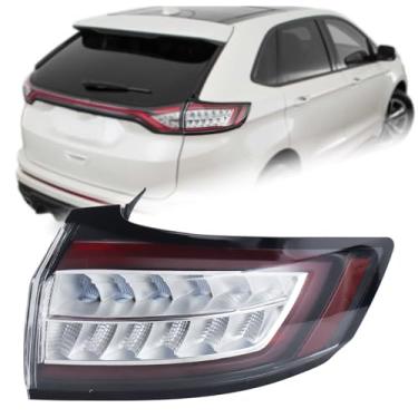 Imagem de Duolctrams Sem DRL EUA Tipo LED Luz Traseira Conjunto de Lâmpada Traseira Compatível com Ford Edge 2015-2018 Lado Direito do Passageiro