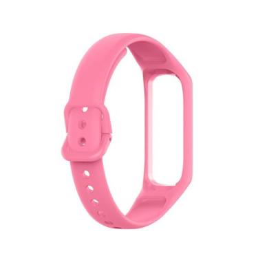 Imagem de Pulseira Silicone para Galaxy Fit 2 SM-R220 - GCM, Rosa Chiclete