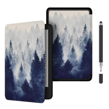 Imagem de Akacy Capa leve com padrão pintado de TPU para Kindle Paperwhite de 7 polegadas (Geração 2024), com despertar/hibernar automático (7)