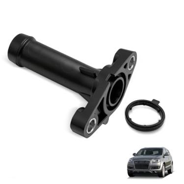 Imagem de 03H121145A Mangueira de resfriamento do flange de entrada do líquido de arrefecimento do motor para Audi Q7 VW TER CC 03H121144A (convencional)