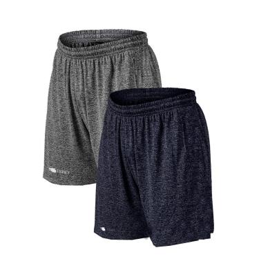 Imagem de Kit 2 Short Bermuda Plus Size Dry Academia Treino-Masculino