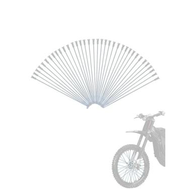 Imagem de BAOUFF Raios de roda dianteira de motocicleta para Surron Light Bee, 36 unidades de raios de aro de 216 mm 21,2 cm para Dirt Bike Sur Ron Light Bee X e S 2019-Present