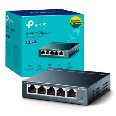 Imagem de Switch  5 Portas 10/100/1000 Gigabit Mesa Tl-sg105 Tp Link