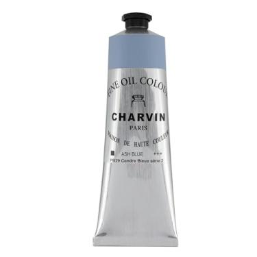 Imagem de Charvin Fine Oil Paint - Tinta a óleo francesa profissional de luxo, exibindo os pigmentos da natureza, consistência cremosa com vivacidade - Tubo único de 150 ml - Azul claro