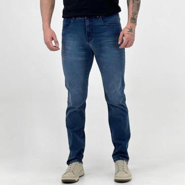 Imagem de Calça Pierre Cardin Clássica Jeans Masculina-Masculino