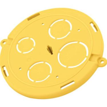 Imagem de Fundo para caixa de embutir octogonal 4x4 Tramontina amarelo