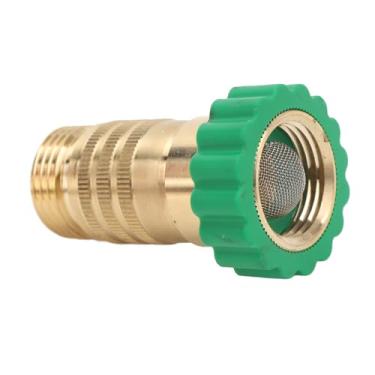 Imagem de Tbest Regulador de pressão de água RV redutor em linha de latão 50 a 55 PSI 3/4 polegada rosca para veículos de acampamento, trailers, motorhome e irrigação de jardim