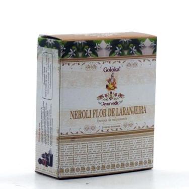Imagem de Incenso Cascata Goloka Flor De Laranjeira Back Flow