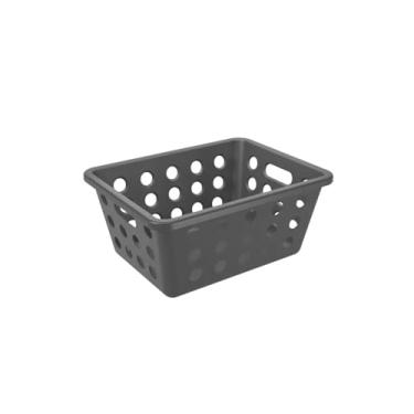 Imagem de Cesta Organizadora Coza One Pequena 1,5 Litros Cinza Chumbo Brinox - 10808/0536