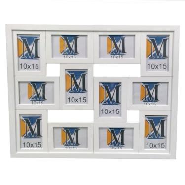 Imagem de Painel/Mural para 12 fotos 10x15 com acetato (Branco)