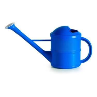 Imagem de Gotejador para plantas Regador de plantas decorativo plástico 1,5L jardim jardinagem horta bico fino chuveiro(Azul)