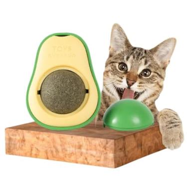 Imagem de Abacate De Brinquedo Para Gatos Com Catnip Erva Gato Natural