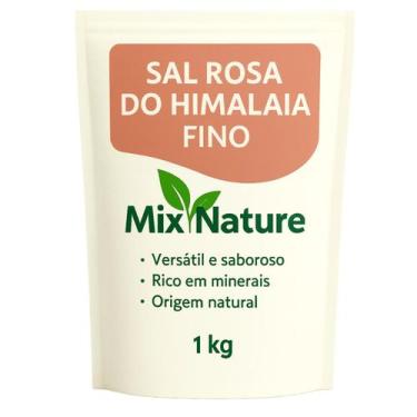 Imagem de Sal Rosa do Himalaia Fino 1kg Premium 100% Natural Puro Alta Qualidade