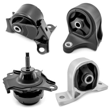 Imagem de UnayKolb 4 peças de montagens de motor e transmissão automática para Honda Civic A4511 A6588 A6591 A6588 A6591 A6591 A6595