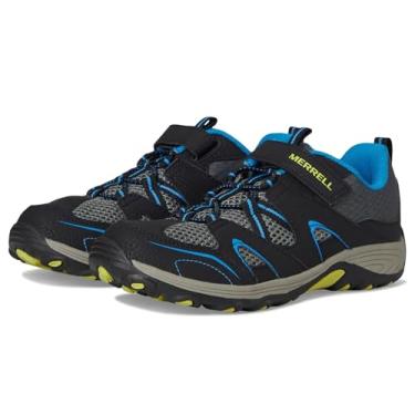 Imagem de Merrell T nis masculino para trilha, Black/Blue, 11.5 Wide Little Kid