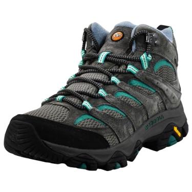 Imagem de Merrell Moab 3 MID WP Tênis feminino, Granito/marinho, 6.5 Wide