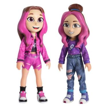 Imagem de Kit Bonecas Emilly Vick E Katlen Youtubers Dos Rosa Nova Brink - Rosit