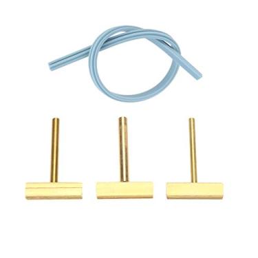 Imagem de FTVOGUE Pontas de Ferro de Solda, Pontas de Ferro Elétrico Em Forma de T de 3 Unidades Com Prensa Quente para Reparo de Cabo de Tela LCD, Ideal para Vários Tipos de Energia de de de Solda T, de de