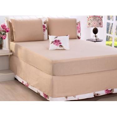 Imagem de Kit Liberty Jogo de Lençol Queen - 05 Peças com Saia Box - morada dos 