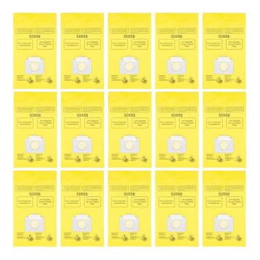 Imagem de 15 pacotes de sacos de aspirador de pó compatíveis com Kenmore Canister Tipo C/Q 5055,50555,50557, 50558, Tipo C-5 C-18, 53292, série 200, série 400, série 600, série 700, série 800 Aspiradores de pó