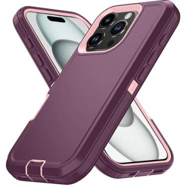 Imagem de Capa protetora à prova de choque para iPhone 16 11 12 13 14 15 17 Pro Max XS Max 7 8 16E, capa traseira rígida com clipe