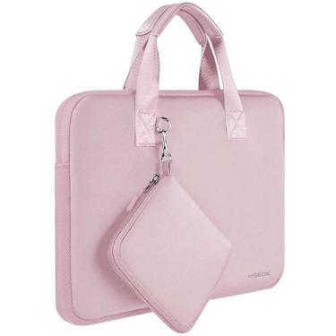 Imagem de Hseok Capa para laptop de 13,3 a 14 polegadas com bolsa pequena, bolsa de neoprene para computador compatível com MacBook Pro de 14 polegadas M4/M3/M2/M1 2025-2021, Mac Air/Pro de 13,3 polegadas e a