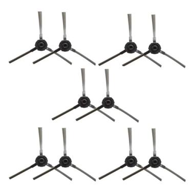 Imagem de Escova lateral, rolo principal e filtro HEPA para aspirador de pó, pano de limpeza, compatível com peças de reposição para aspirador robô Rovus.(Army green)