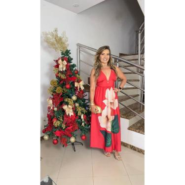 Imagem de Vestido Midi Estampado Amarração Costa Deconte Crisconf