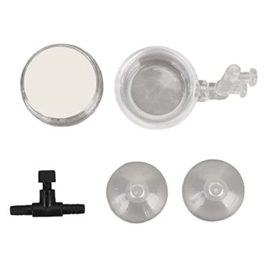 Imagem de Zerodis Difusor de Bolha de CO2 para Aquário de Vidro Com Contador Integrado, Refinador de Oxigênio Transparente de Baixa Pressão para Plantas de Tanque de Peixes, Aquário e Tratamento de água de Lago