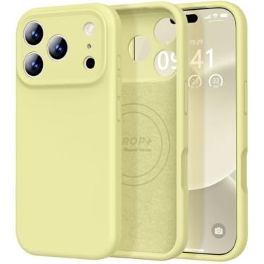 Imagem de Vooii Compatible with i17 Pro Phone Case Silicone - Creamy Yellow