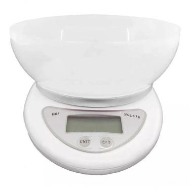 Imagem de Balanca Digital Cozinha Tara 5kg Precisao Vasilha Alimentos