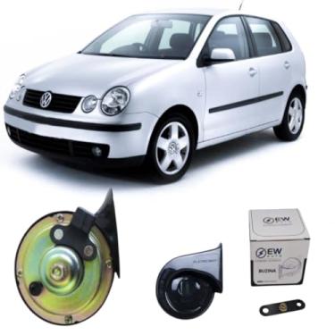 Imagem de BUZINA AUTOMOTIVA CARACOL COM PLUG 2 PINOS E CONECTOR PARA POLO 2002 > 2006 - TIGER AUTO