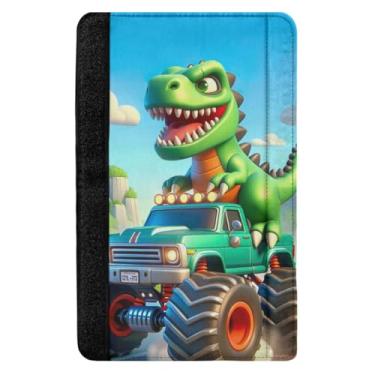 Imagem de TSENQUE Capa de cinto de segurança de caminhão de condução de dinossauro capa de cinto de segurança compatível com alças de mochila