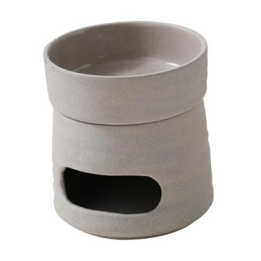 Imagem de XLWLLNJ Porta-velas de cerâmica para velas pequenas, queimador de óleo essencial, ornamento decorativo, difusor de fragrâncias, difusor de aromas para casa,