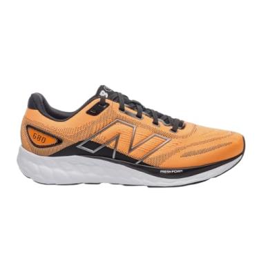 Imagem de Tenis New Balance Fresh Foam 680V8 Masculino, Laranja, 43