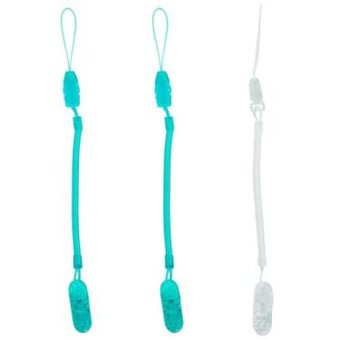 Imagem de Kit 3 Prendedor de Chupeta Mola Pietra Baby Menino Menina Infantil Bic