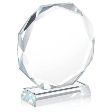 Imagem de Mipcase Troféu de cristal decoração simples troféu criativo para adultos troféus de apreciação em massa
