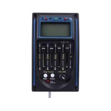 Imagem de Pré Equalizador para Violão 4 Bandas+afinador - LC4 - Stage