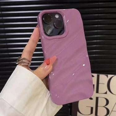 Imagem de Capa para celular com estampa de ondulações suaves na água para iPhone 11 12 13 14 15 16 17 Pro Max X Xs Max XR 7 8 Plus SE 2020 Air Bumper Cases Cover, A3, para iPhone 11