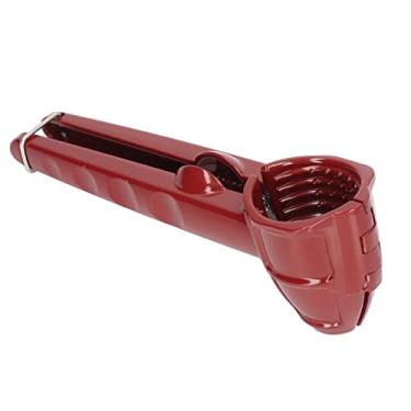 Imagem de Cryfokt Ferramenta para Quebra-Nozes Abridor Em Formato de Copo de Alumínio Premium para Nozes e Sementes para Quebrar Facilmente Aplicável a Várias, Vermelho, 7,1", Adequado para Amantes de