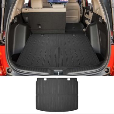 Imagem de Qyebbk Tapete de porta-malas para Honda CRV CR-V 2023-2025 híbrido, protetor de TPE para todos os climas, acessórios para forro de porta-malas (somente para deck superior)