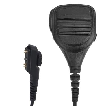 Imagem de Pdflie Microfone Walkie Talkie com microfone de lapela e ombro de rádio com conector de áudio de 3,5 mm reforçado Calbe compatível com Hyt Hytera PD782 PD702i PD782i pd752i PD782g PD702 PT580h PD780