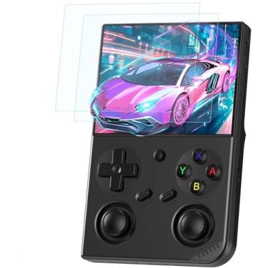 Imagem de Futanwei Película protetora de tela RG35XX Pro, [pacote com 2] película de vidro temperado HD [dureza 9H] [antiarranhões] compatível com Voacle Aivuidbs Doriteney GiipGoop Anbernic RG35XX Pro Retro