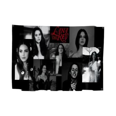 Imagem de Bandeiras De Lana Del Rey Em Tamanho Grande Impressas Para Decorações 