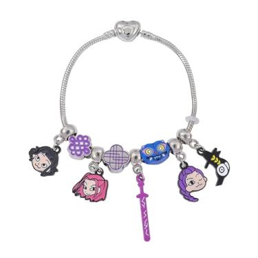 Imagem de BEMKWG Pulseira Coreia Pop Joias Kpop Berloques Braclet Merch Stuff Items, Kawaii Women Matching Accessories Bangle, Presente para os Fãs, 0.39 x 0.39 x 0.39 inches, Metal